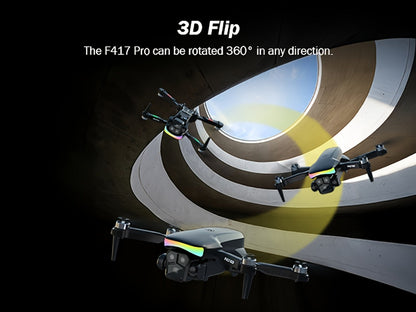 LCD Screen Drone Dual Cameras Brushless Motor Foldable RC Quadcopter with the Listed Color, Size or Set Options for Everyday Use