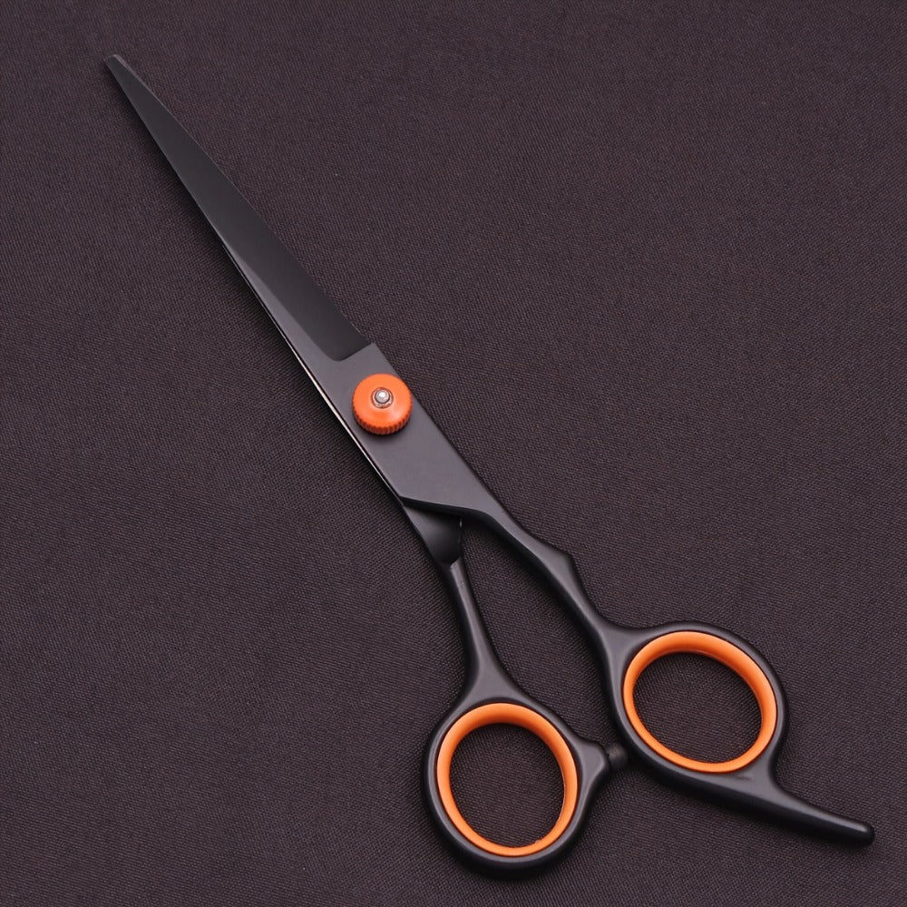 Hair Scissors Set 3 Pieces Japanese Steel – 6 Inch Thinning Shears, Razor Comb & Detangling Comb, Ambidextrous Texturizing Kit for Salon