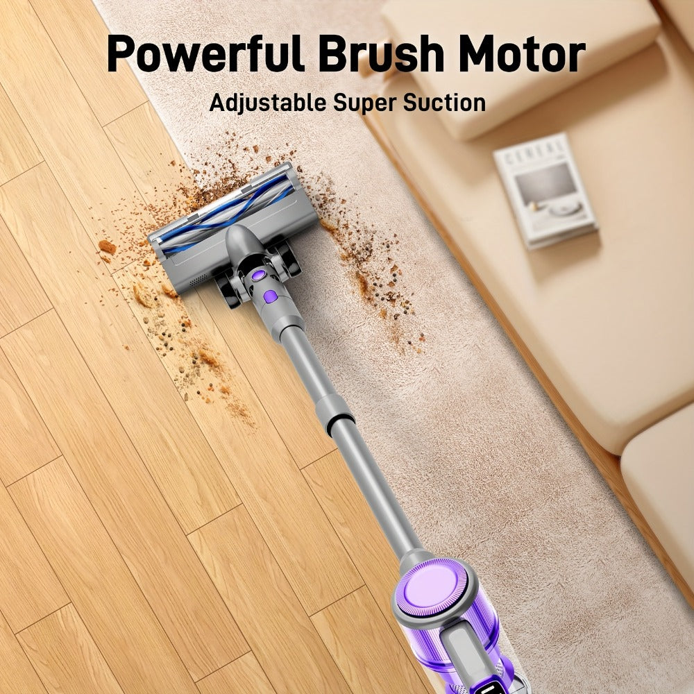45KPA Cordless Stick Vacuum Cleaner 8-in-1 Rechargeable, Up to 45 Min Runtime Handheld Vacuum for Carpet Pet Hair Hardwood Floor Home