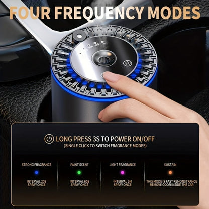 Rechargeable Cordless Car Diffuser with Starry Sky Roof Projection, Ultrasonic Aromatherapy Car Air Freshener
