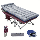 Wine Red Bed+Two Side Mattress