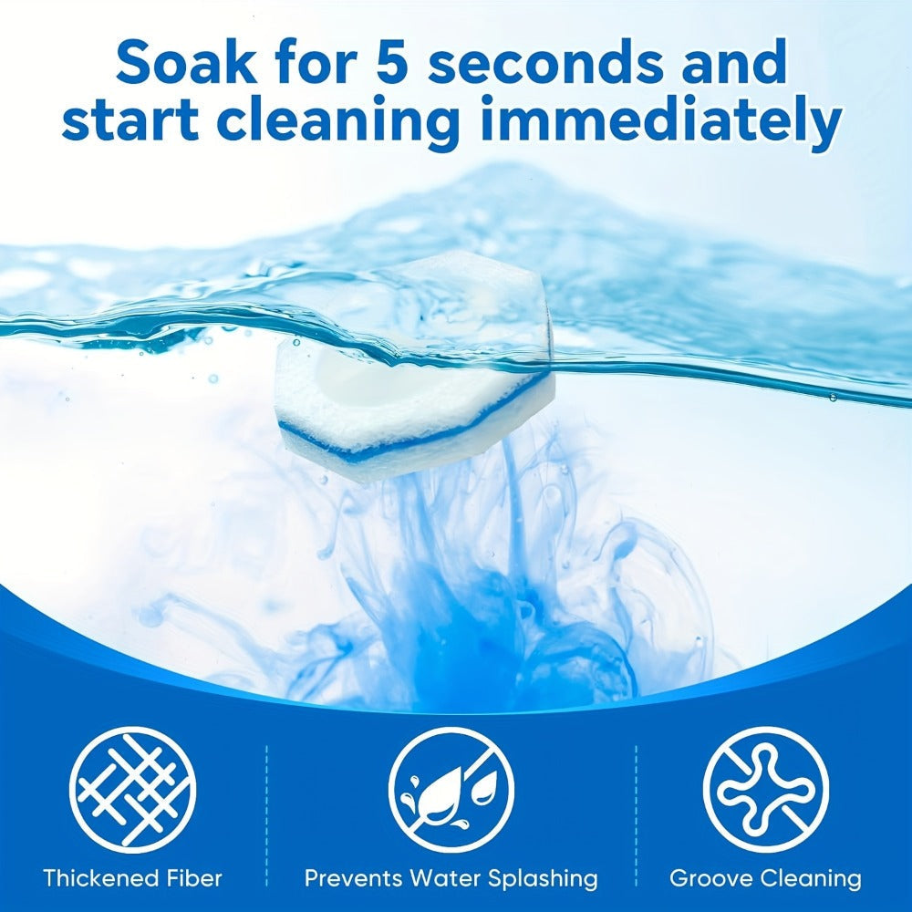 Toilet Wand Refills Compatible with Clorox ToiletWand, Disposable Microfiber Toilet Bowl Cleaner Refills