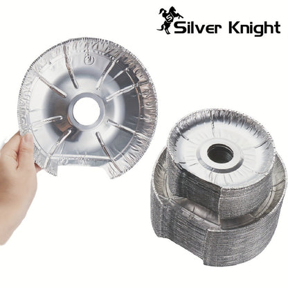 Aluminum Stove Burner Liners 50 Pack for Entryways, Bedrooms and Living Spaces, with the Listed Configuration