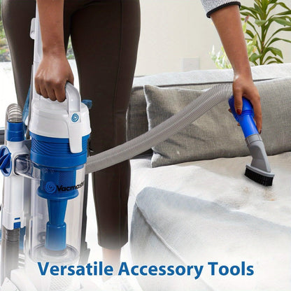 Upright Bagless Vacuum Cleaner with 20ft Cord 13in Cleaning Path Powerful Suction for Carpet Hard Floor Pet Hair Home