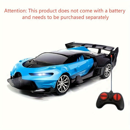 High-Speed Drift RC Car 1:24 Scale with LED Lights 4-Channel Simulation Model Remote Control Car for Kids Boys Girls