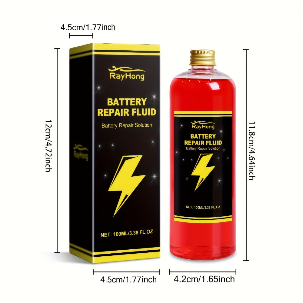 Battery Repair Fluid – Low Odor, Nontoxic & Odorless Formula for Car, Electric Vehicle & All-Model Battery Maintenance