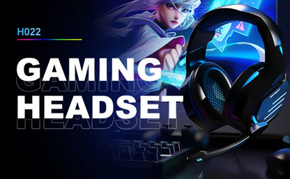 NPET Gaming Headset PS4 PS5 Xbox One PC Noise Cancelling Mic Stereo Over-Ear for Bedside Audio, Alarms and Room Entertainment