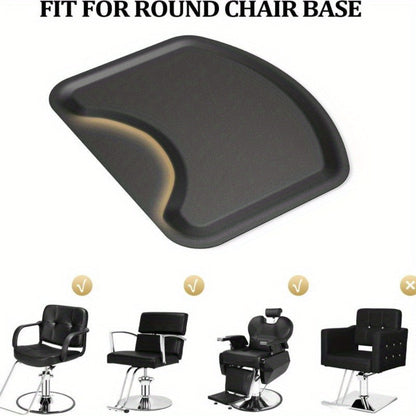 Anti-Fatigue Salon Mat for Hair Stylist with Round Cutout – Thick Non-Slip Standing Mat for Barber Chair, Hairdresser, Barbershop