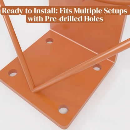 Drill-Free Basketball Hoop Wall Mount Outdoor Portable for Adults & Kids – No-Drill Easy Install Backboard with Accessories