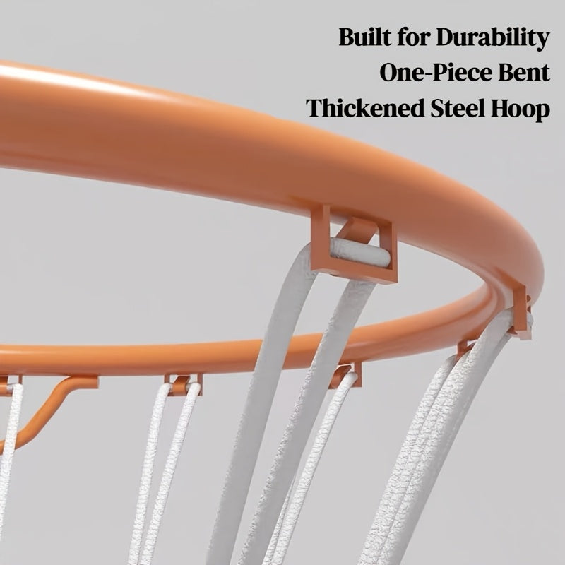 Drill-Free Basketball Hoop Wall Mount Outdoor Portable for Adults & Kids – No-Drill Easy Install Backboard with Accessories