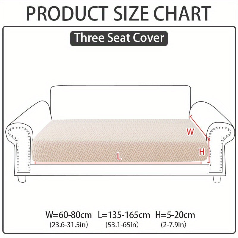 Sofa Cover Sectional Panel Options for Single to 4 Seats, Chaise, Armrest Pair or Backrest in Five Colors