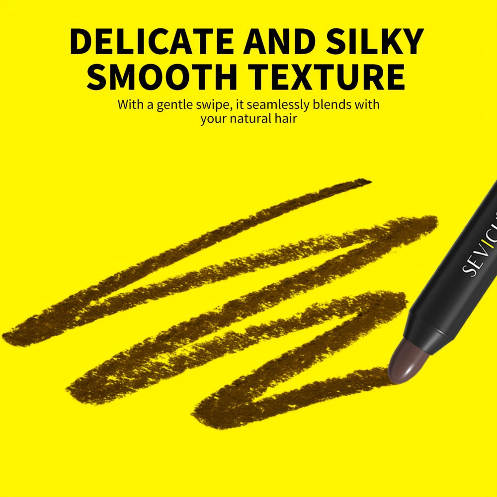 Gray Hair Root Touch Up Pen for Men, Instant Coverage Beard & Hairline Dye Stick, No-Mix Precision Applicator
