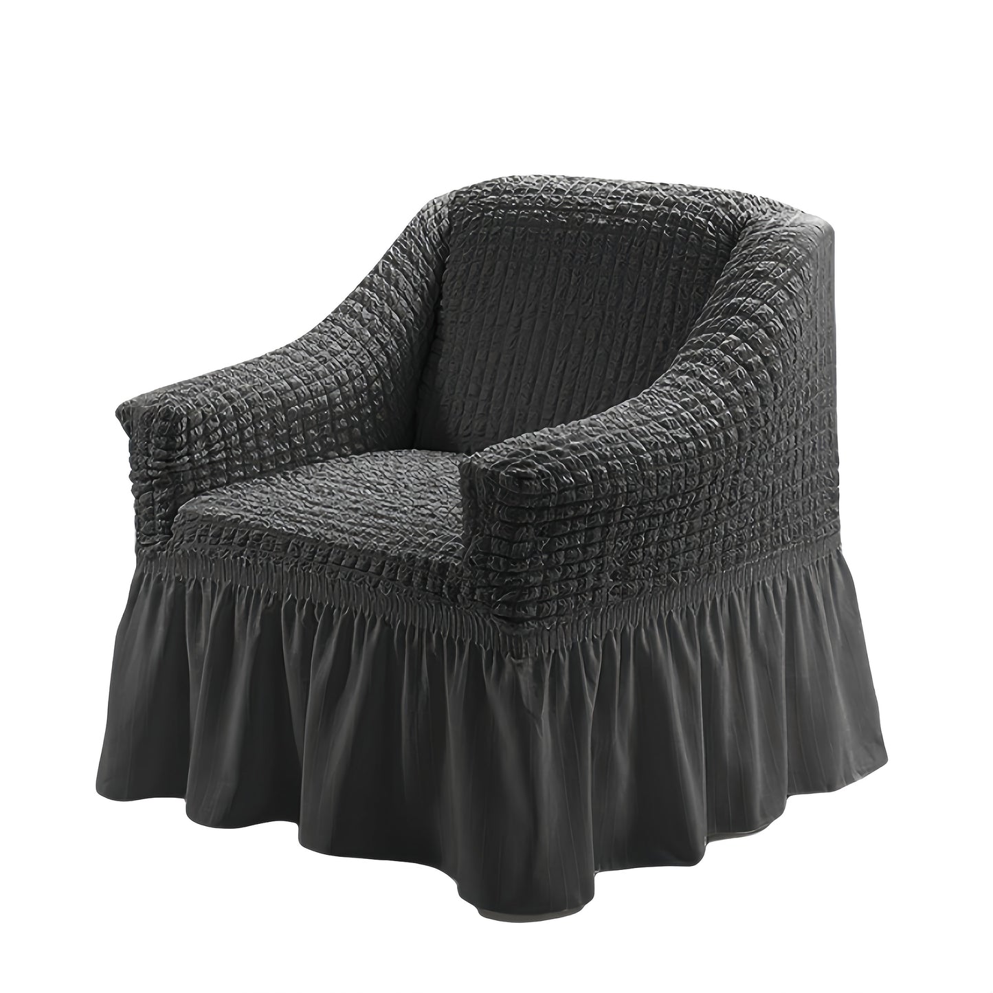 Sofa Cover Seersucker Stretch Slipcover with Elastic Band Closure for 1 to 4-Seater Sofas in Eight Colors
