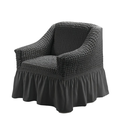 Sofa Cover Seersucker Stretch Slipcover with Elastic Band Closure for 1 to 4-Seater Sofas in Eight Colors