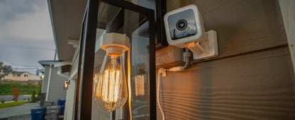 Wyze Lamp Socket Power Adapter for Wyze Cam v3 & v4, Powers Camera via Exterior Light Fixture, Motion-Activated Security Light