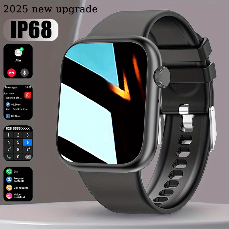 Smartwatch with IP68 Rating, Bluetooth Calling, HD Display, Music Control and Sport Modes in Six Styles