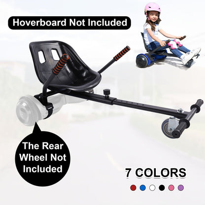 Hoverboard Go Kart Seat Attachment Buggy Conversion Kit 6.5-10 Inch with the Listed Color, Size or Set Options for Everyday Use