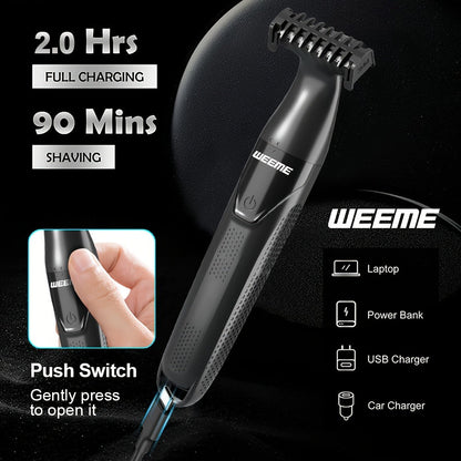 Electric Epilator & Hair Removal Device 3-in-1 for Men & Women - Shaver Trimmer for Underarms Legs Arms Bikini Line Sensitive Areas