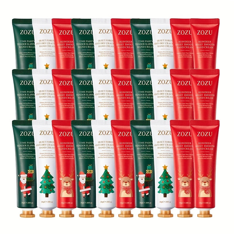 Travel Hand Cream Bulk Gift Set 20 30 Pcs – Glycerin & Lactic Acid Mini Moisturizing Lotion for Dry Hands & Body