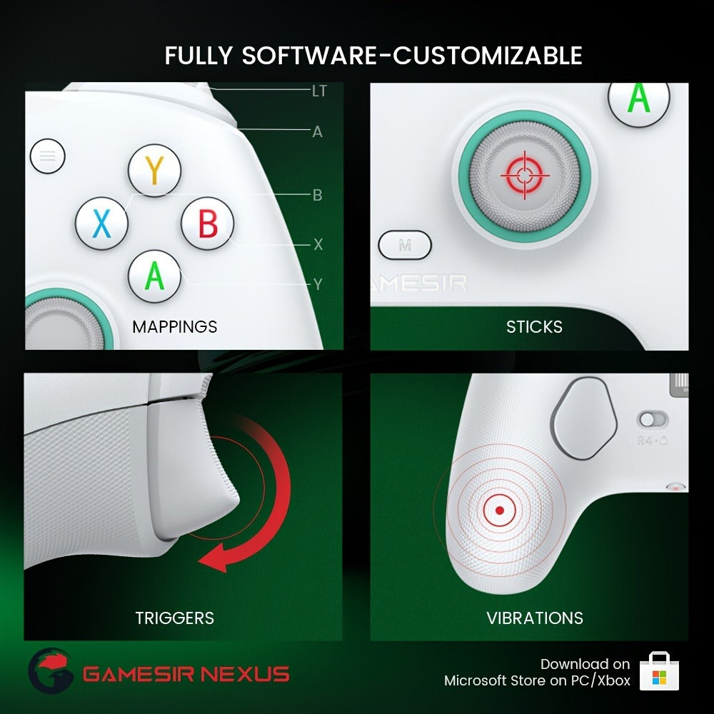 GameSir G7 SE Wired Xbox Controller with Hall Effect Joystick & Trigger, Anti-Drift Gamepad for Xbox Series X