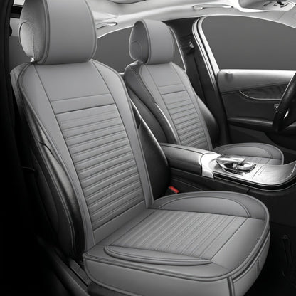 Car Seat Covers Front Pair with Full-Surround High-Back Design and Fifteen Color or Pattern Options