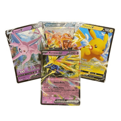 250 Pokémon Cards Mystery Box, Bulk Lot with Holos & Double Rare, Perfect Gift for Kids & Collectors