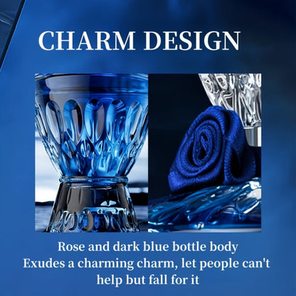 Eau de Parfum for Men 75ml in Sculpted Blue Bottle with Woody-Aromatic Source Family for Daily Wear