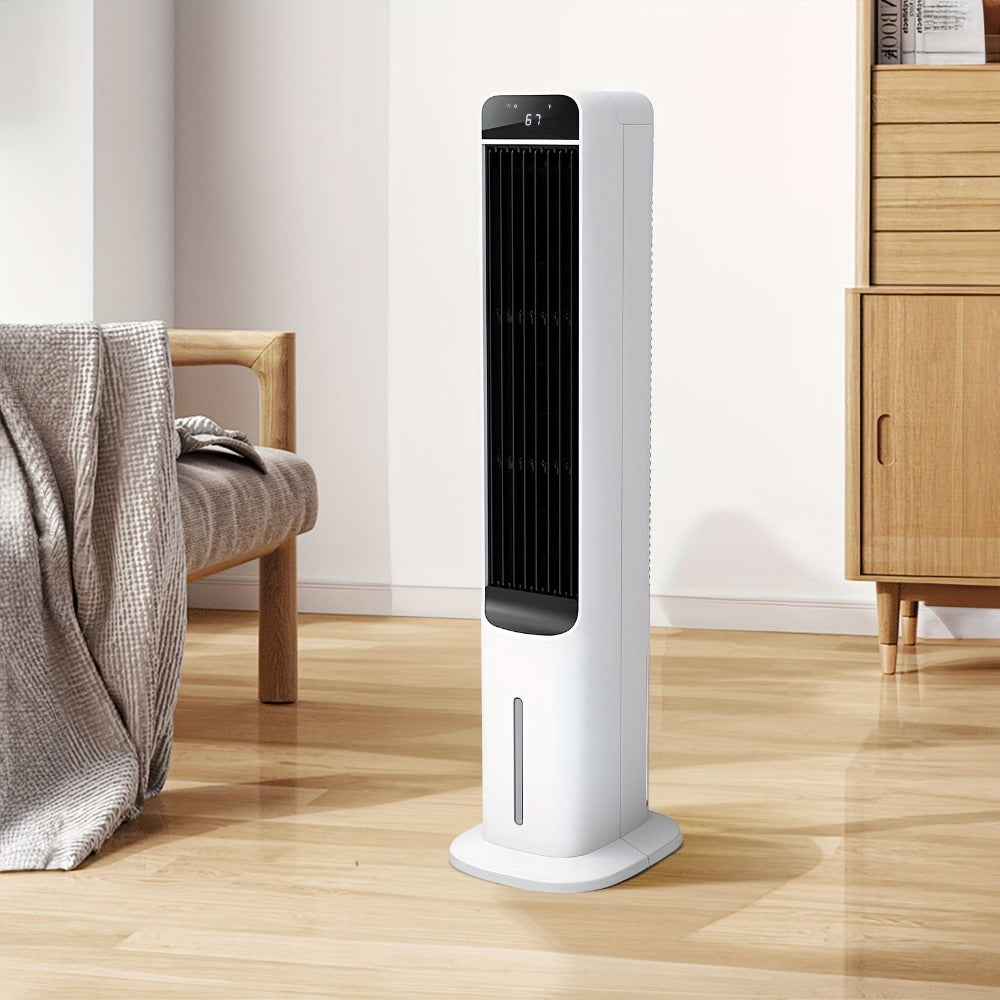 Evaporative Air Cooler Portable 1.32 Gal, 3-in-1 Swamp Cooler Fan Humidifier with Ice Cooling, 4 Ice Packs