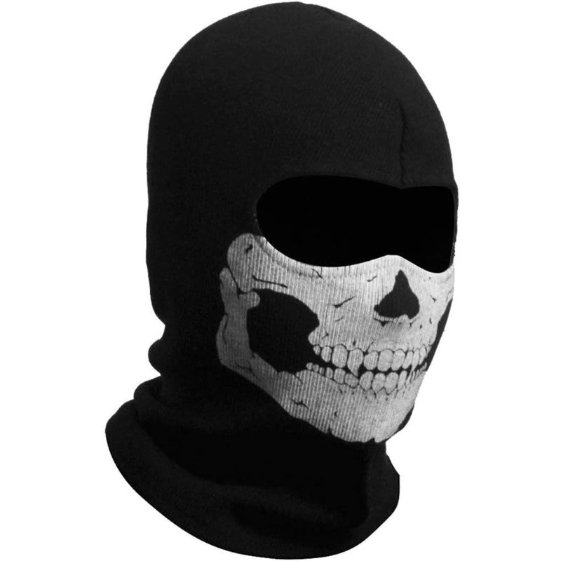 Balaclava Full Face Mask 2 Pack Skull Design – Breathable Full Face & Neck Coverage for Motorcycle Skiing Cycling Hiking Skateboarding