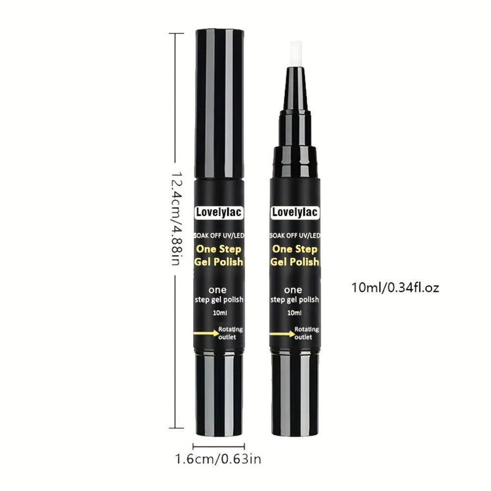 Magnetic Cat Eye Gel Nail Polish Pen 3-in-1 All-in-One Base Coat Color Top Coat – Ultra-Bright High-Saturation Polygel