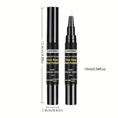 Magnetic Cat Eye Gel Nail Polish Pen 3-in-1 All-in-One Base Coat Color Top Coat – Ultra-Bright High-Saturation Polygel