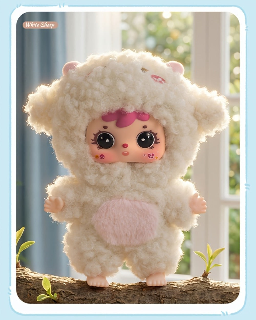 Kawaii Plush Keychain Charm, Cute Pet Healing Doll Rabbit Bear Stuffed Animal Bag Pendant, Random Style