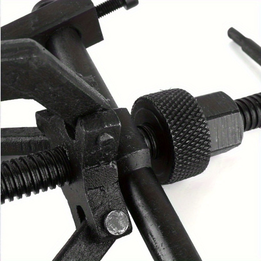 3-Jaw Gear Puller and Bearing Puller Set 2pcs Reversible Inner Outer Forged Steel Heat Treated Jaws for Wheel Bearing Flywheel Pump Bushing