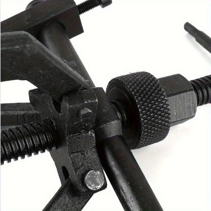 3-Jaw Gear Puller and Bearing Puller Set 2pcs Reversible Inner Outer Forged Steel Heat Treated Jaws for Wheel Bearing Flywheel Pump Bushing