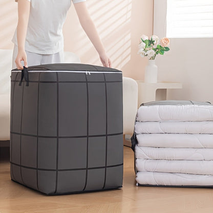 Clothing Storage Organizer Bags 3-Piece XL Foldable Set with Reinforced Handles and Zippers