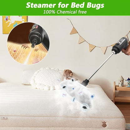 Steam Cleaner 1500W 1.6L Tank Model with 3-Level Hand Control, 221°F Steam and Multi-Tool Kit