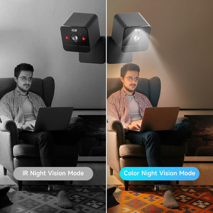 Security Camera 1080P Two-Pack with Dual-Band WiFi, Infrared Night Vision, Two-Way Talk and SD Support to 256GB