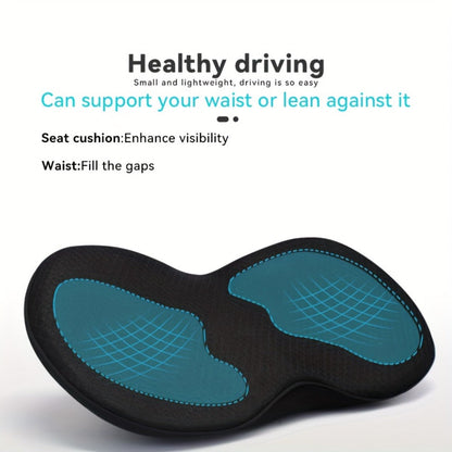 Car Neck Pillow & Seat Cushion – Memory Foam Cervical Support for Driving, Office & Home | Lumbar & Spine Relief Cushion
