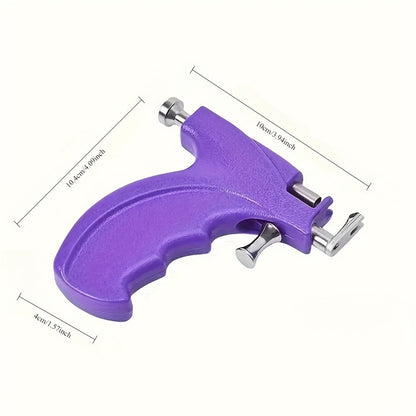 Ear Piercing Gun Kit with 24pcs Stainless Steel Studs, Professional Self Piercing Tool for Ear & Nose with Marking Pen