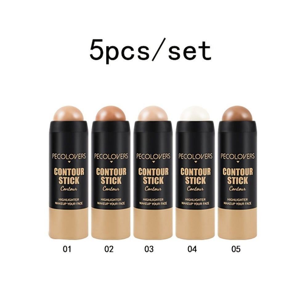 Concealer Cream Set 5 Shades Full Coverage for Dark Circles Pores Blemishes – Buildable Silky Smooth Formula