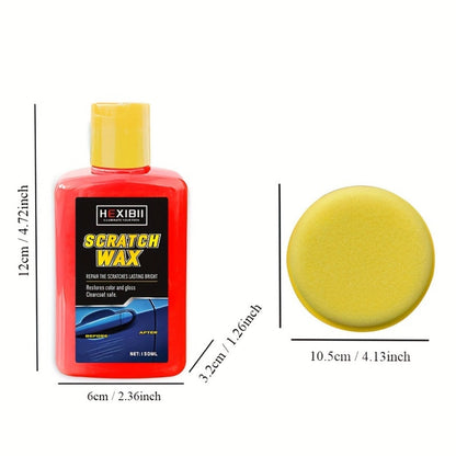 Car Scratch Remover Paste Kit – Clear Coat Scratch Eraser for Light Surface Marks & Swirl Marks, Car Paint Repair Paste | 150ml or 2-Bottle