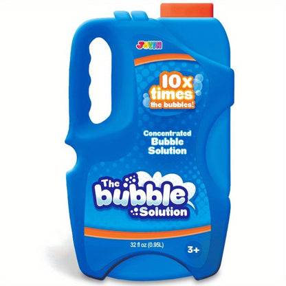 32oz Bubble Solution Refill Concentrate, Makes 2.5 Gallons, Compatible with Bubble Machines, Wands & Blowers