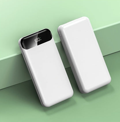 20000mAh Portable Power Bank 2-Pack with LED Display, Fast Charging Type-C & USB for an Everyday Personal Care Routine