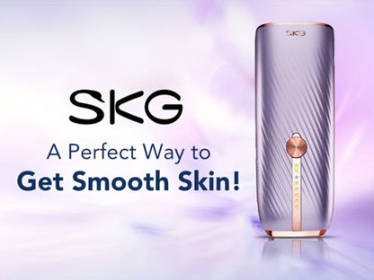 IPL Hair Removal Device Permanent Dual-Pulse Epilator with Red Light Therapy Unlimited for Everyday Face, Beard and Body Grooming