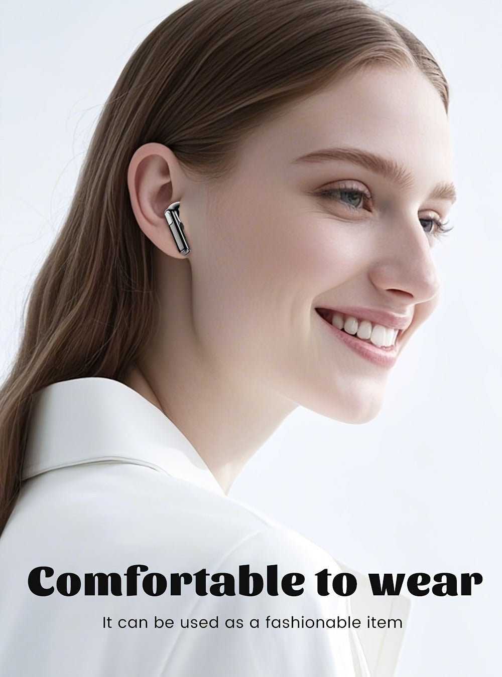 Wireless Earbuds Philips Bluetooth 6.0 Semi-Open Back with Rechargeable Case in White or Black