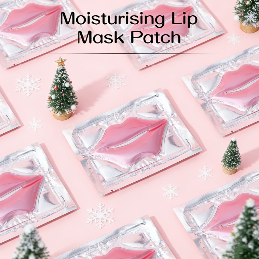 Fifty Individually Wrapped Pink Lip-Shaped Gel Patches with 11.6 x 8.8cm Sachet Dimensions