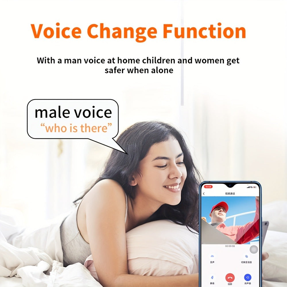 PIR Motion Video Doorbell Camera WiFi HD Night Vision with Two-Way Audio, Cloud & SD Card Storage