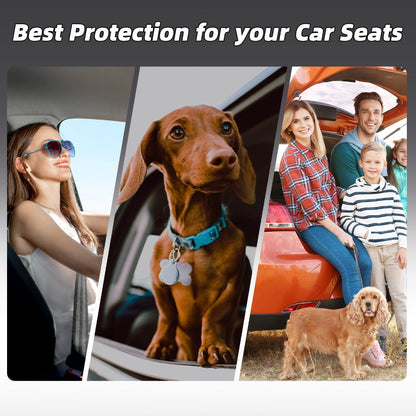 Car Seat Covers PU Leather Full-Coverage Set with Two-Front or Five-Seat Configuration Options