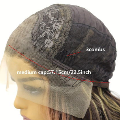 Loose Curly Wave Lace Front Wig 13x4 Synthetic Glueless Pre Plucked Heat Resistant Natural Hairline