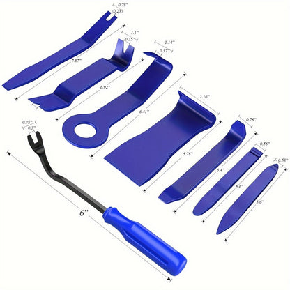 Car Door Unlock Tool Kit – Emergency Long Reach Grabber, Air Wedge, Trim Removal Tool & Carry Bag, Universal Fit for Cars Trucks SUVs